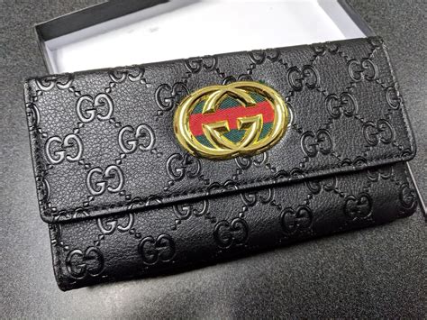 black gucci wallet ebay|gucci black wallet authentic.